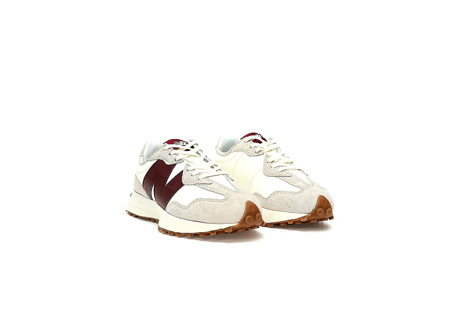 GogoBuy agent brief photos for New Balance Cream Burgundy Gum Runner Sneaker thumbnail 3