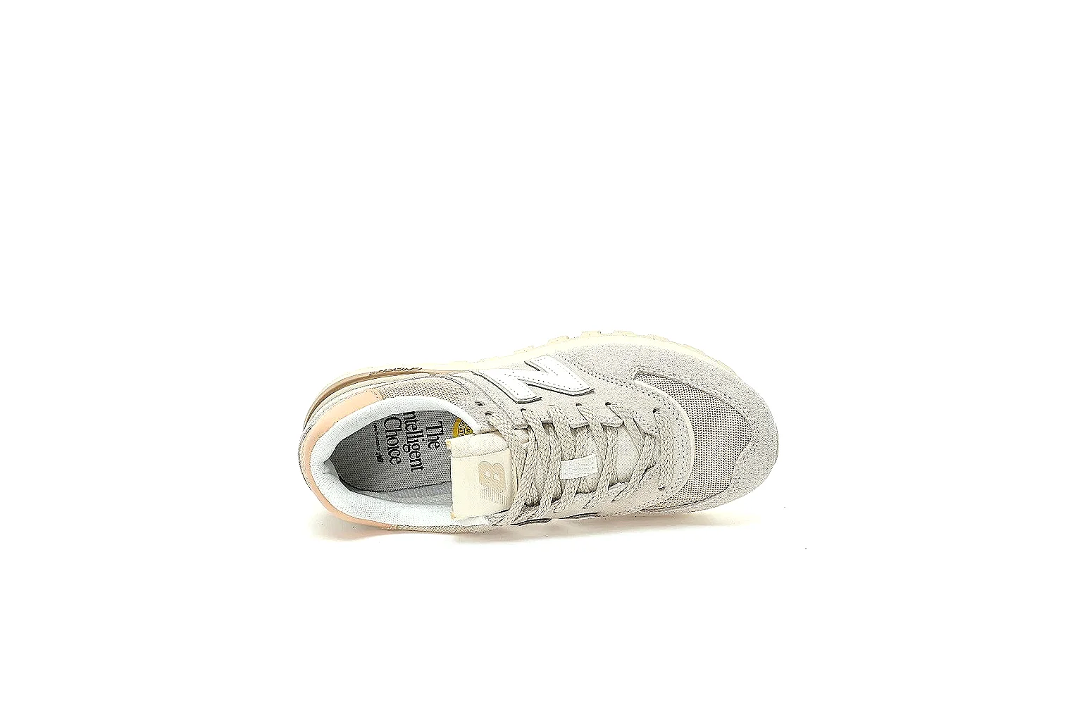GogoBuy agent brief photos for New Balance Gray Beige Retro Runner Sneaker thumbnail 2