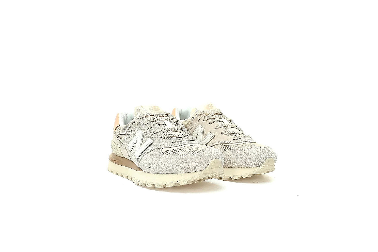 GogoBuy agent brief photos for New Balance Gray Beige Retro Runner Sneaker thumbnail 3