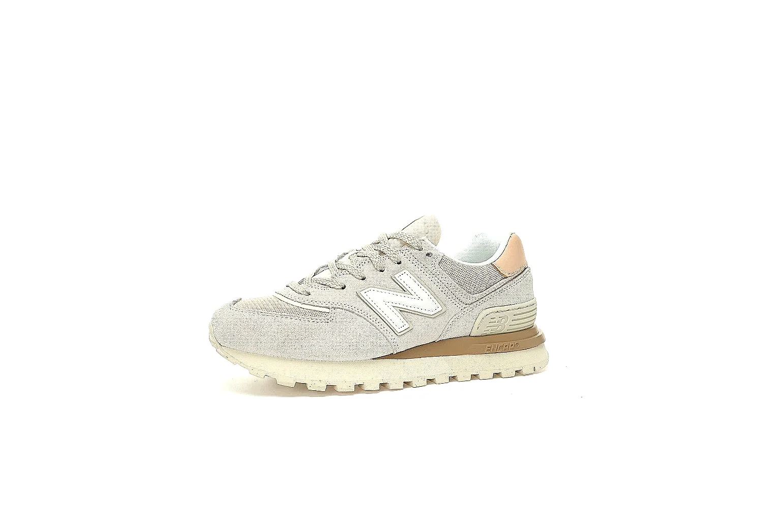 GogoBuy agent brief photos for New Balance Gray Beige Retro Runner Sneaker thumbnail 5