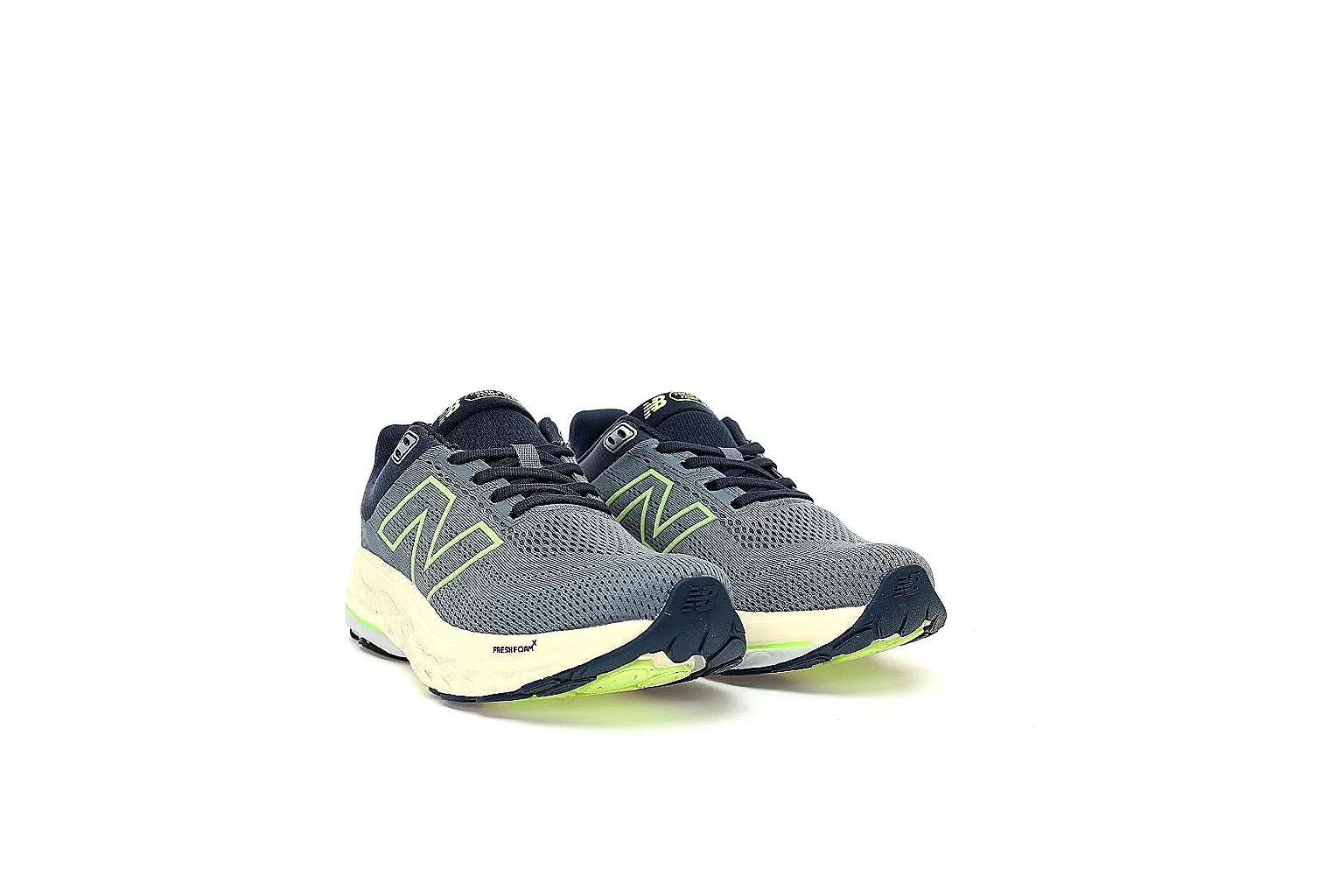 GogoBuy agent brief photos for New Balance Gray Neon Runner Sneaker thumbnail 3
