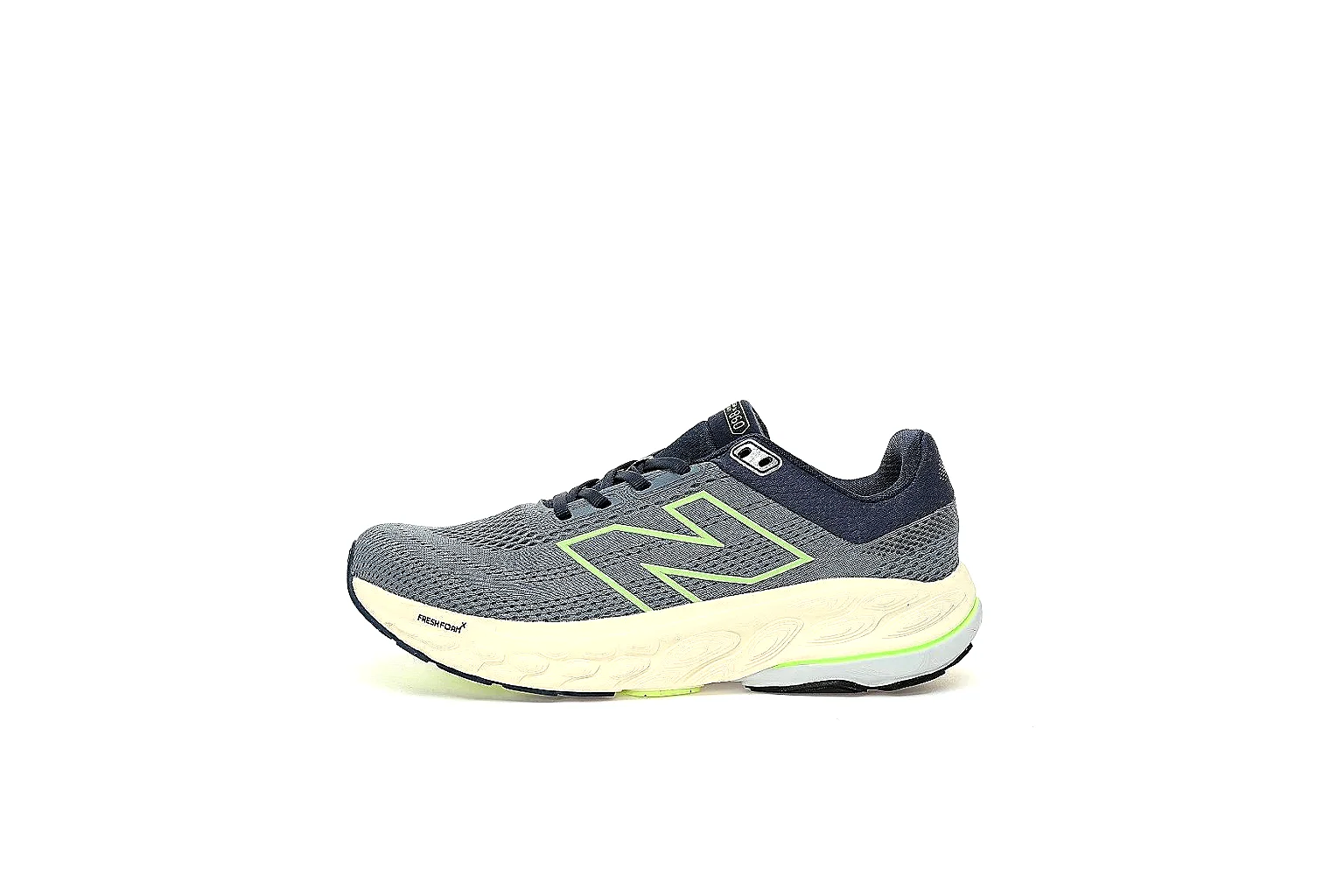 GogoBuy agent brief photos for New Balance Gray Neon Runner Sneaker thumbnail 4