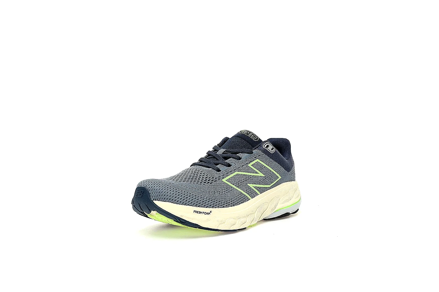 GogoBuy agent brief photos for New Balance Gray Neon Runner Sneaker thumbnail 5