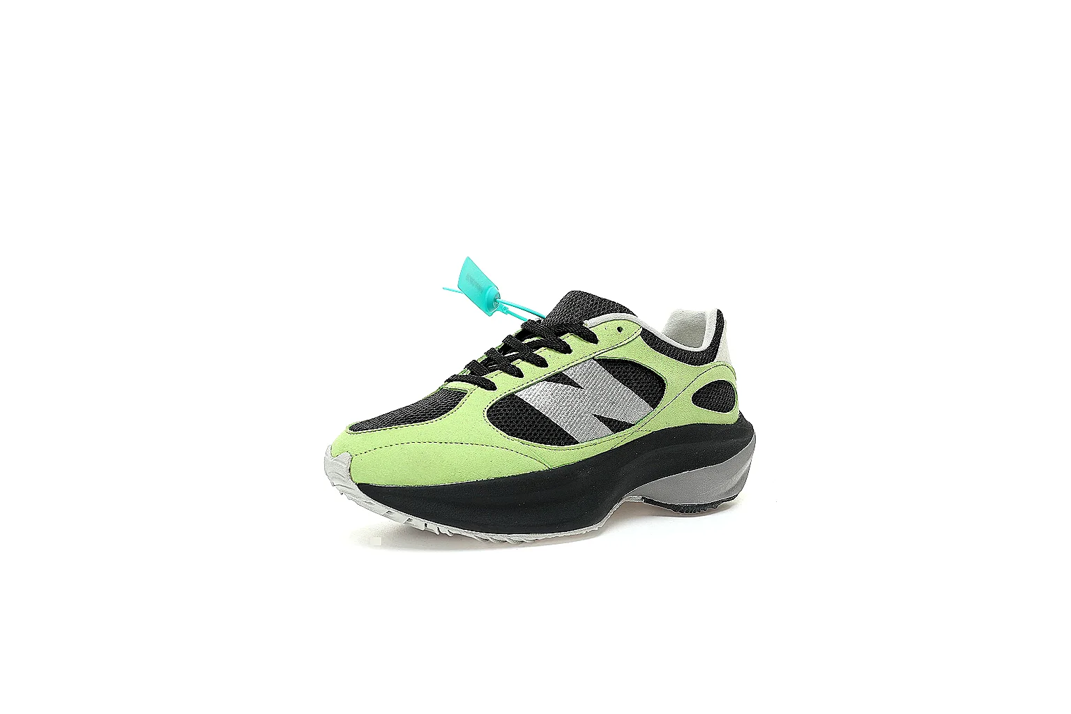 GogoBuy agent brief photos for New Balance Green Black Trail Runner Sneaker
