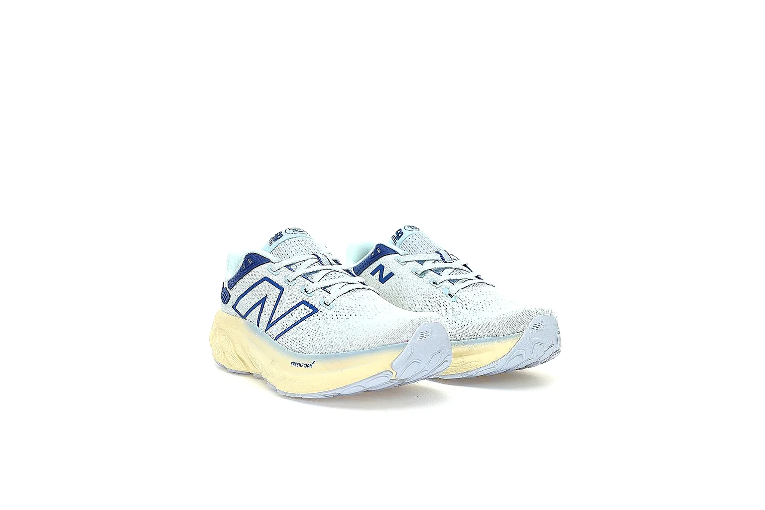 GogoBuy agent brief photos for New Balance White Blue Retro Runner Sneaker thumbnail 3