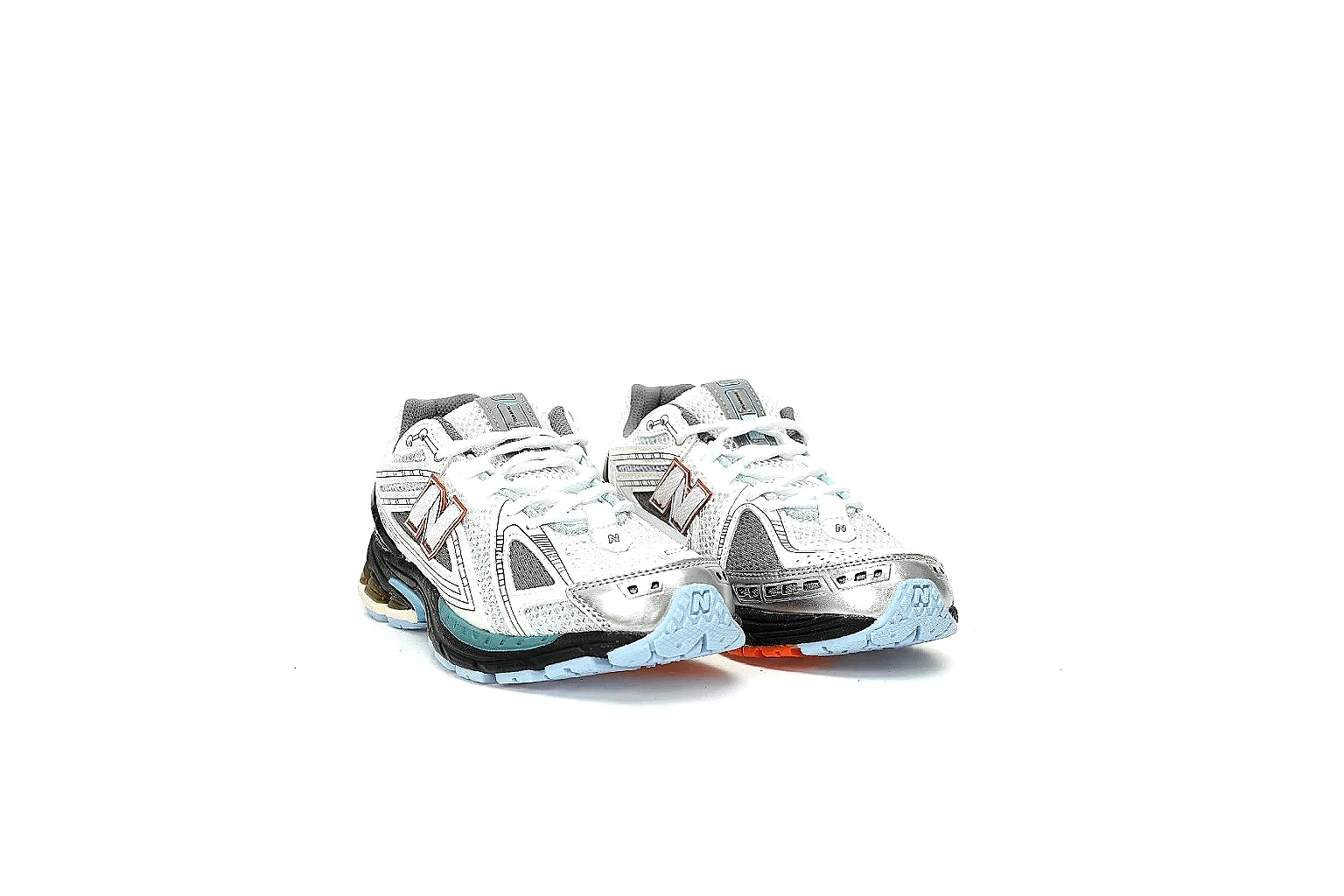 GogoBuy agent brief photos for New Balance White Gray Runner