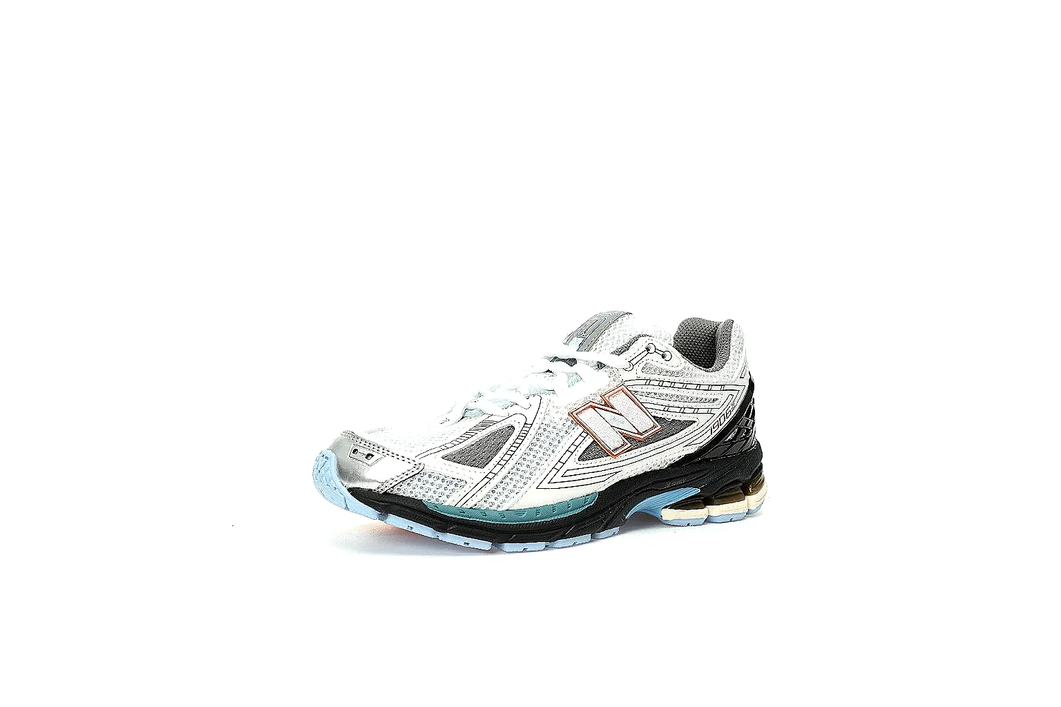 GogoBuy agent brief photos for New Balance White Gray Runner thumbnail 4