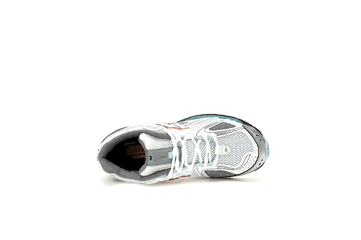 GogoBuy agent brief photos for New Balance White Gray Runner thumbnail 6