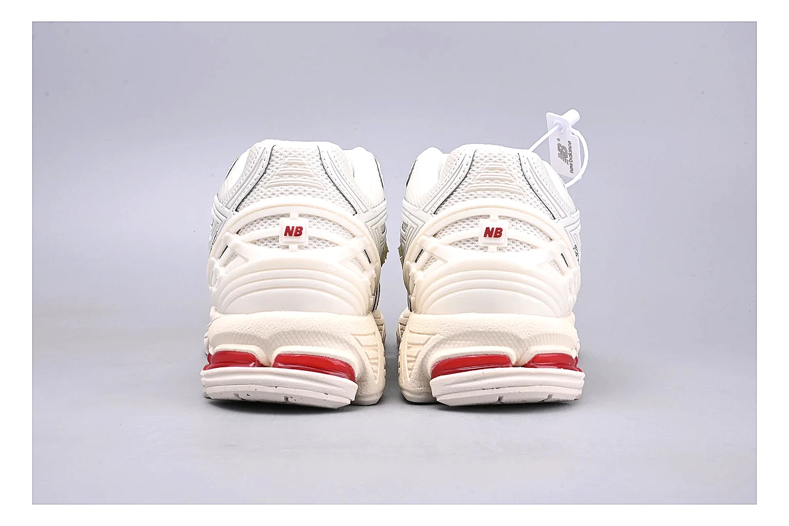 New Balance 1906R White Red shopping brief image showing white red 1906r runner with mixed upper and runner shape thumbnail 6
