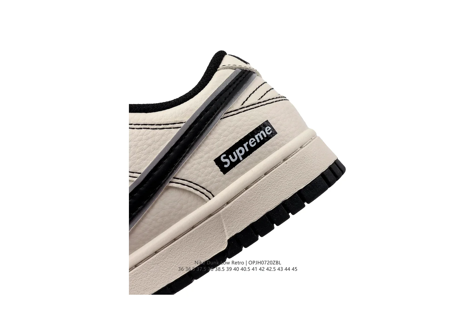 Nike Air Force 1 Low Sail Black court low top six photo view thumbnail 3