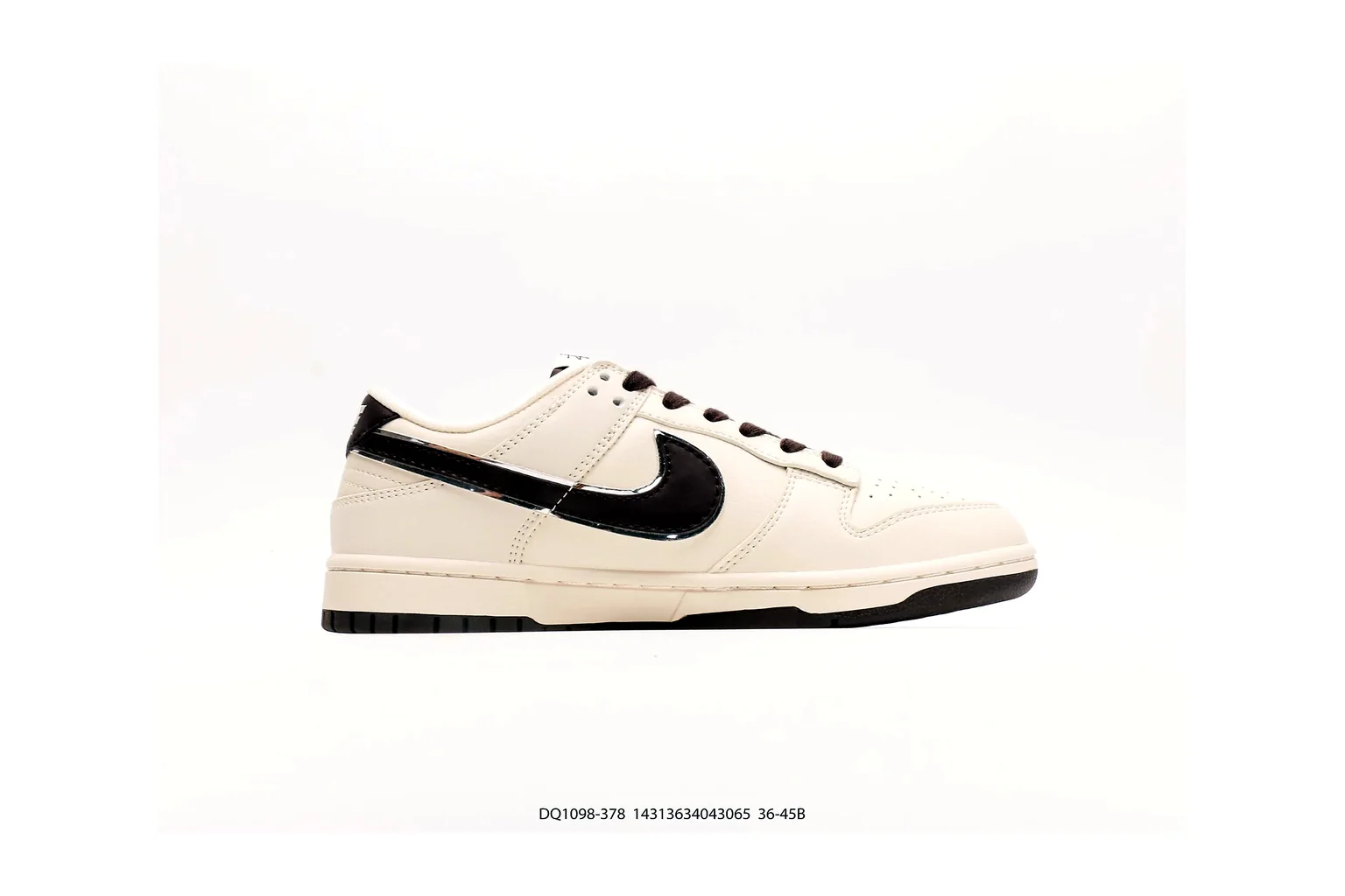 Nike Air Force 1 Low Sail Black court low top six photo view thumbnail 4
