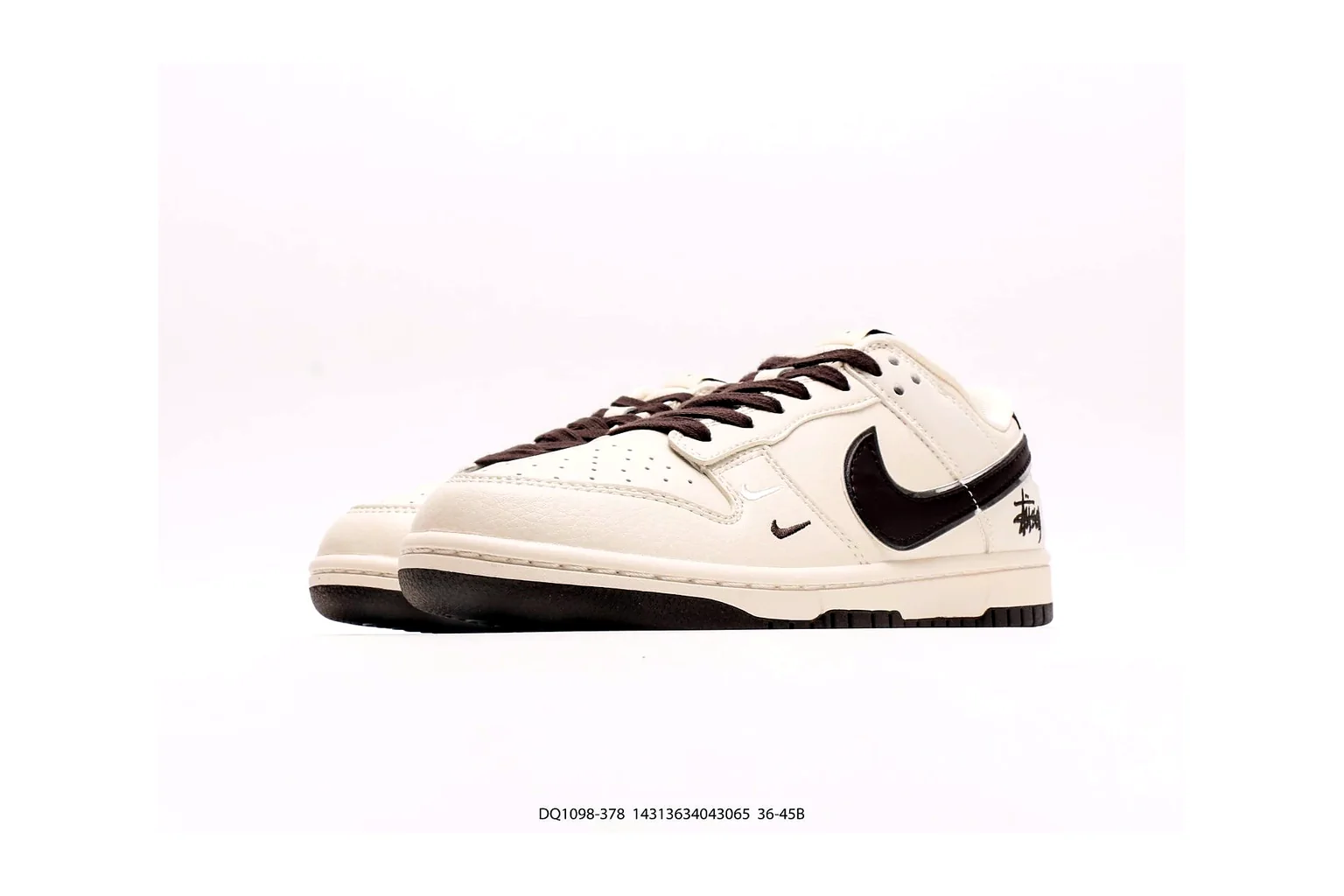 Nike Air Force 1 Low Sail Black court low top six photo view thumbnail 6