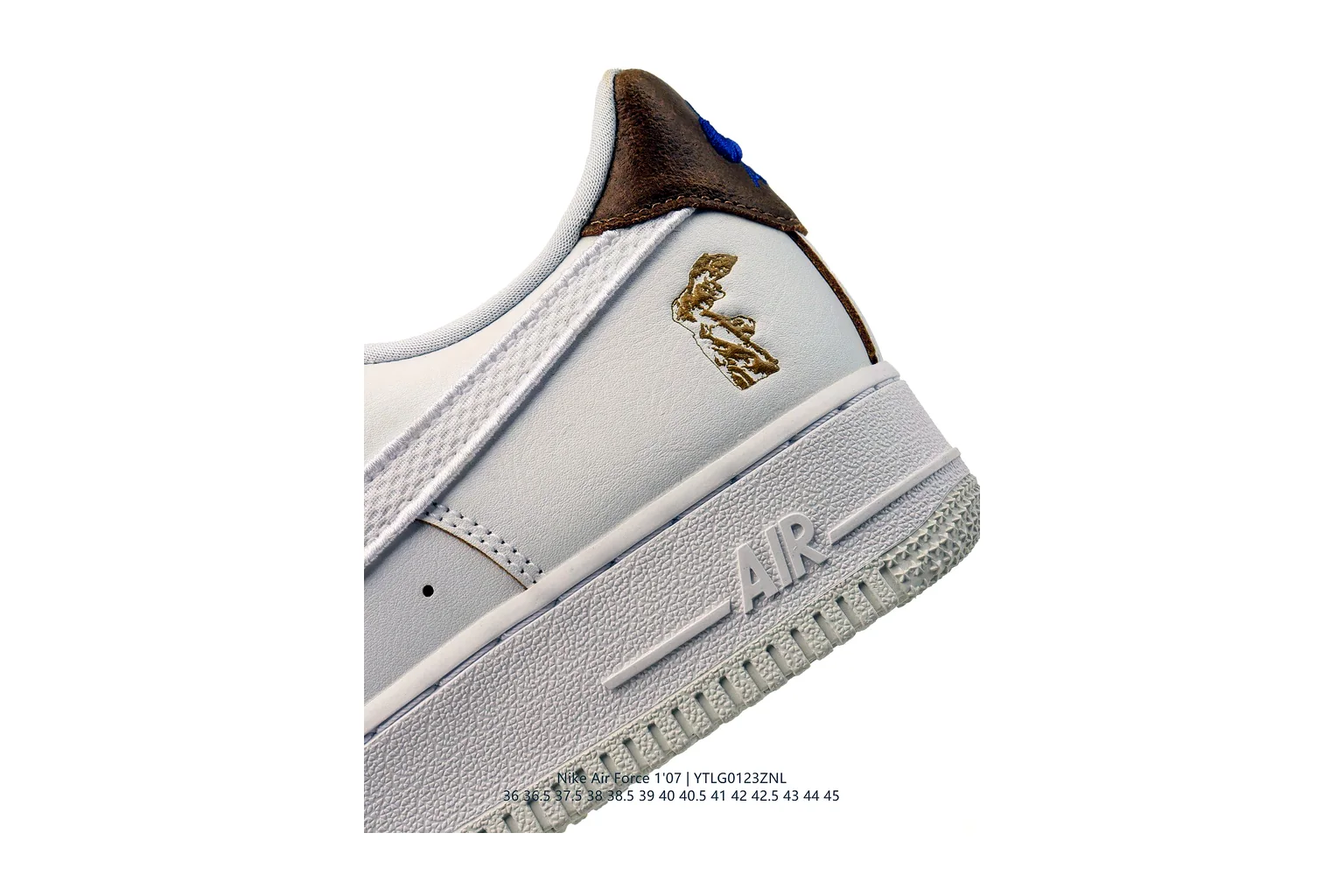 Nike Air Force 1 Low White Green court low top six photo view thumbnail 3