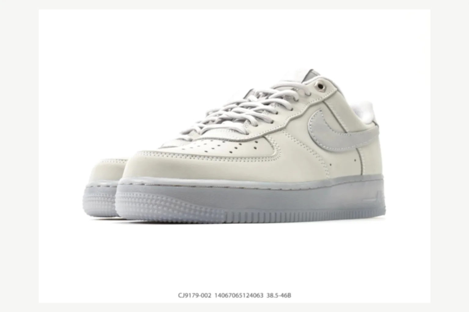 Nike Air Force 1 Black Gray Low Top shopping brief image SKU 1182167177 thumbnail 2