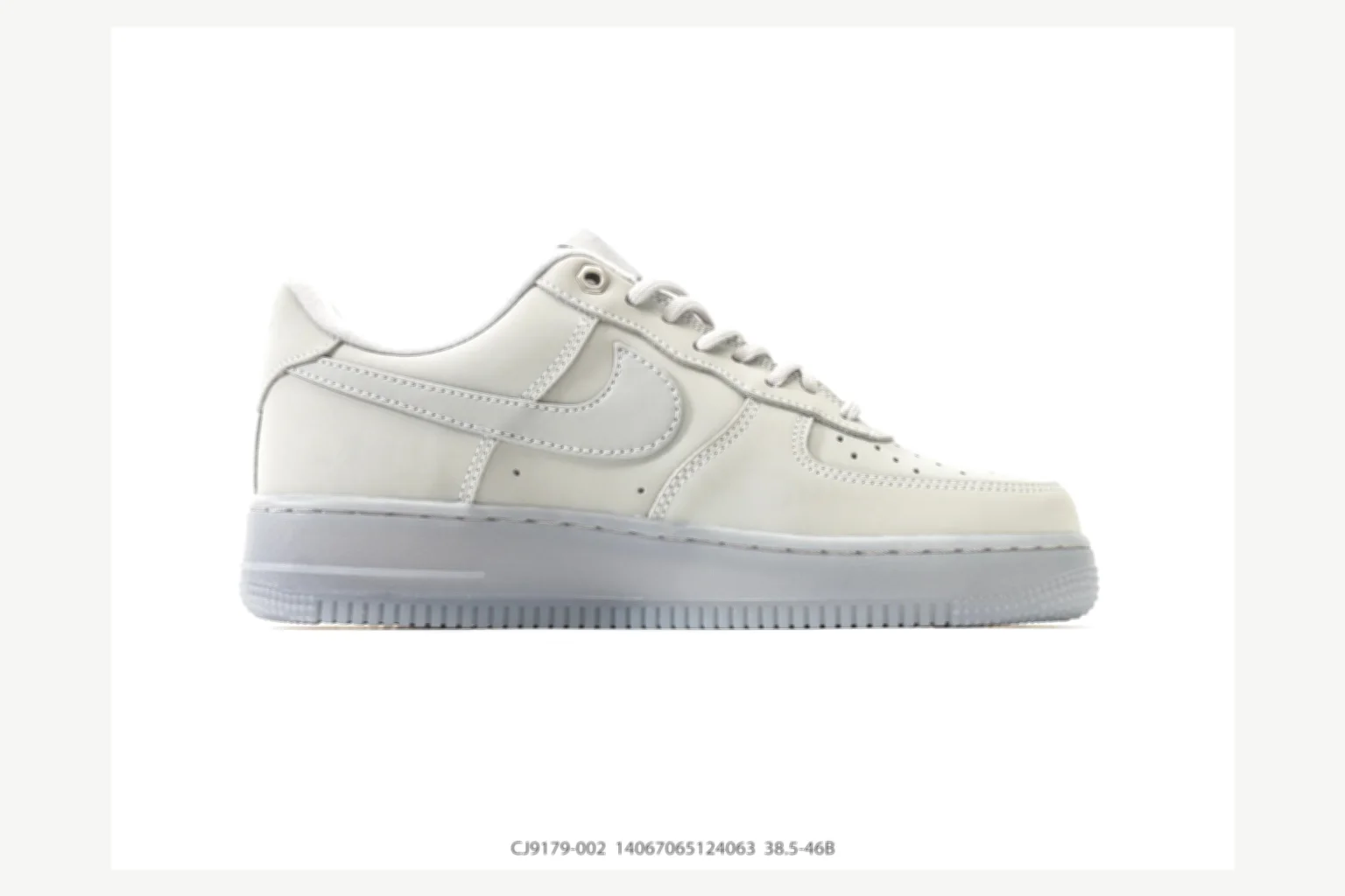 Nike Air Force 1 Black Gray Low Top shopping brief image SKU 1182167177 thumbnail 4
