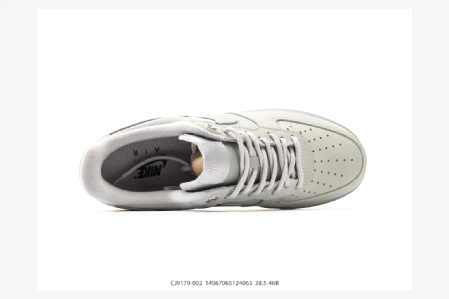 Nike Air Force 1 Black Gray Low Top shopping brief image SKU 1182167177 thumbnail 5