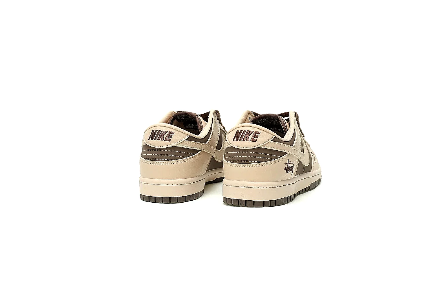 GogoBuy agent brief photos for Nike Beige Brown Low Court Sneaker thumbnail 3