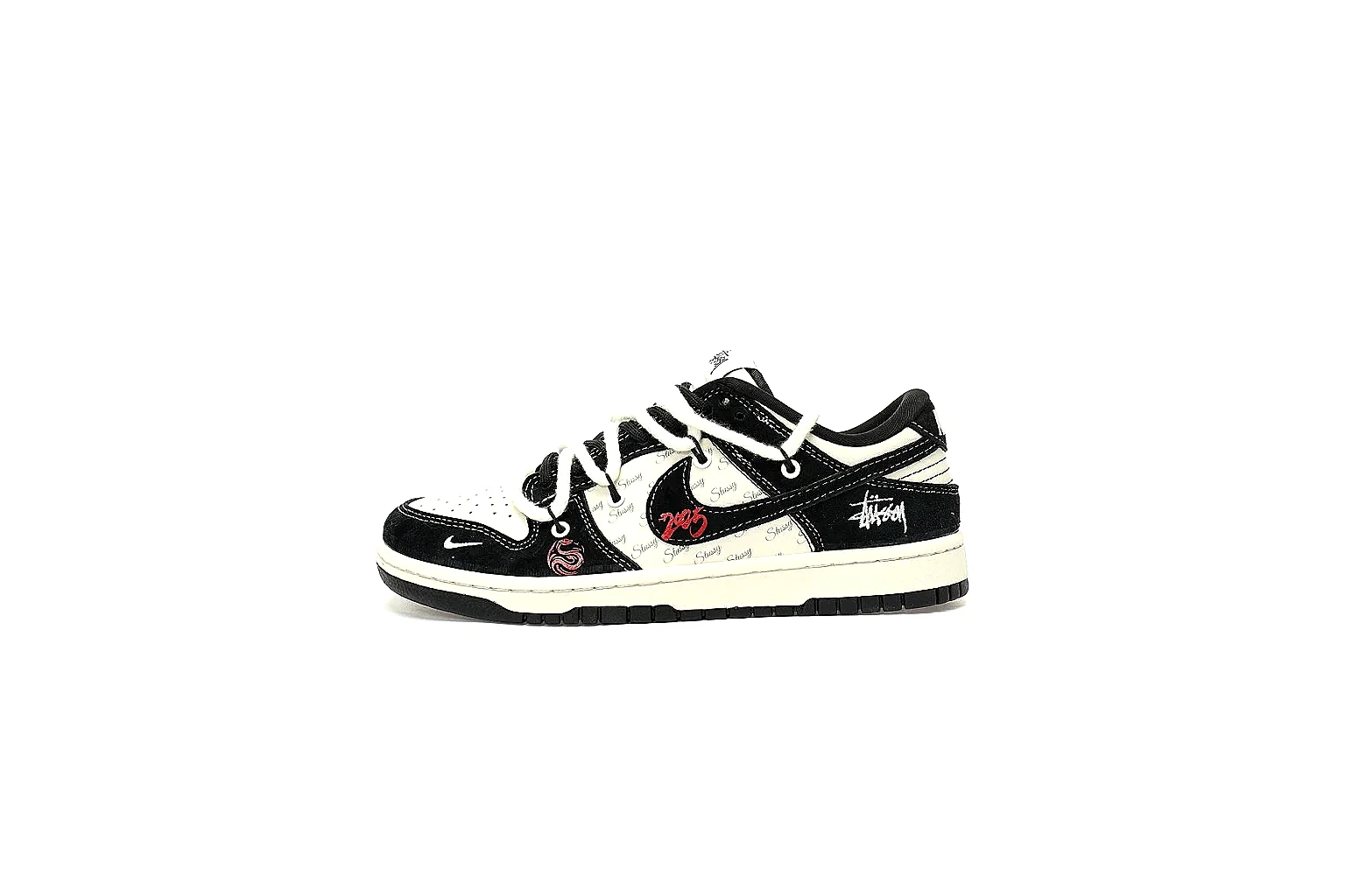 GogoBuy agent brief photos for Nike Black Red Low Court