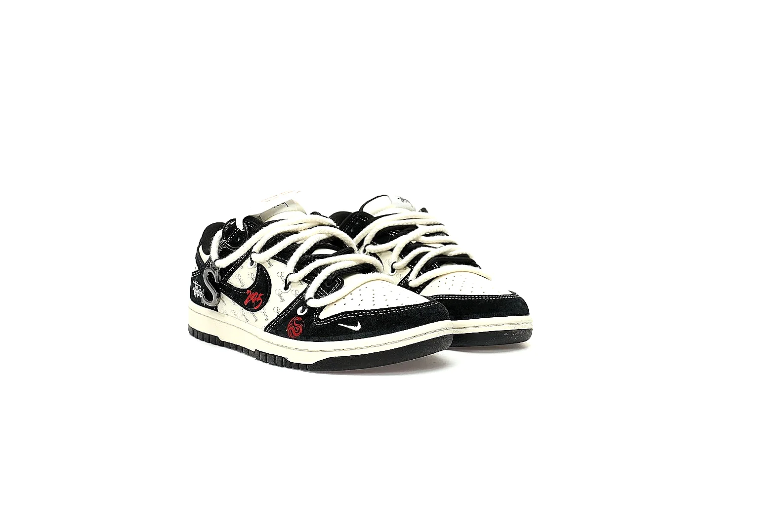 GogoBuy agent brief photos for Nike Black Red Low Court thumbnail 2