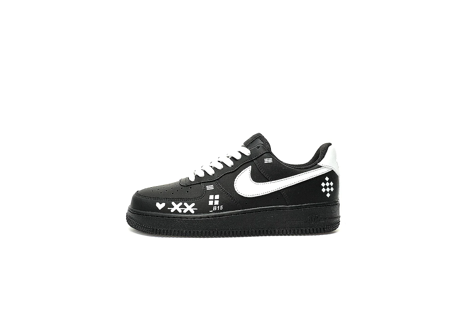 GogoBuy agent brief photos for Nike Black White Low Court thumbnail 2