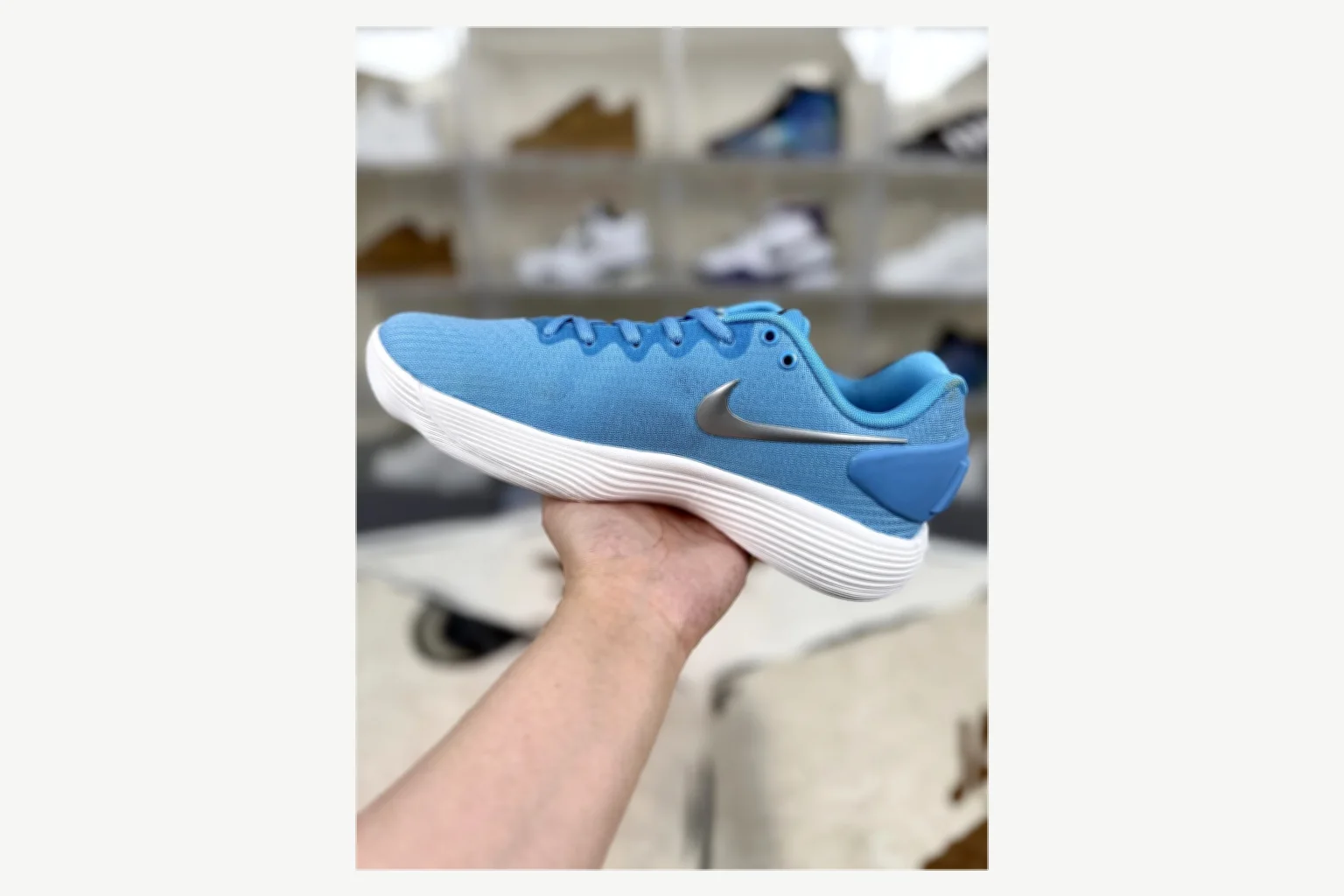 Nike Blue Silver Low Top Runner shopping brief image SKU 1194923779 thumbnail 5