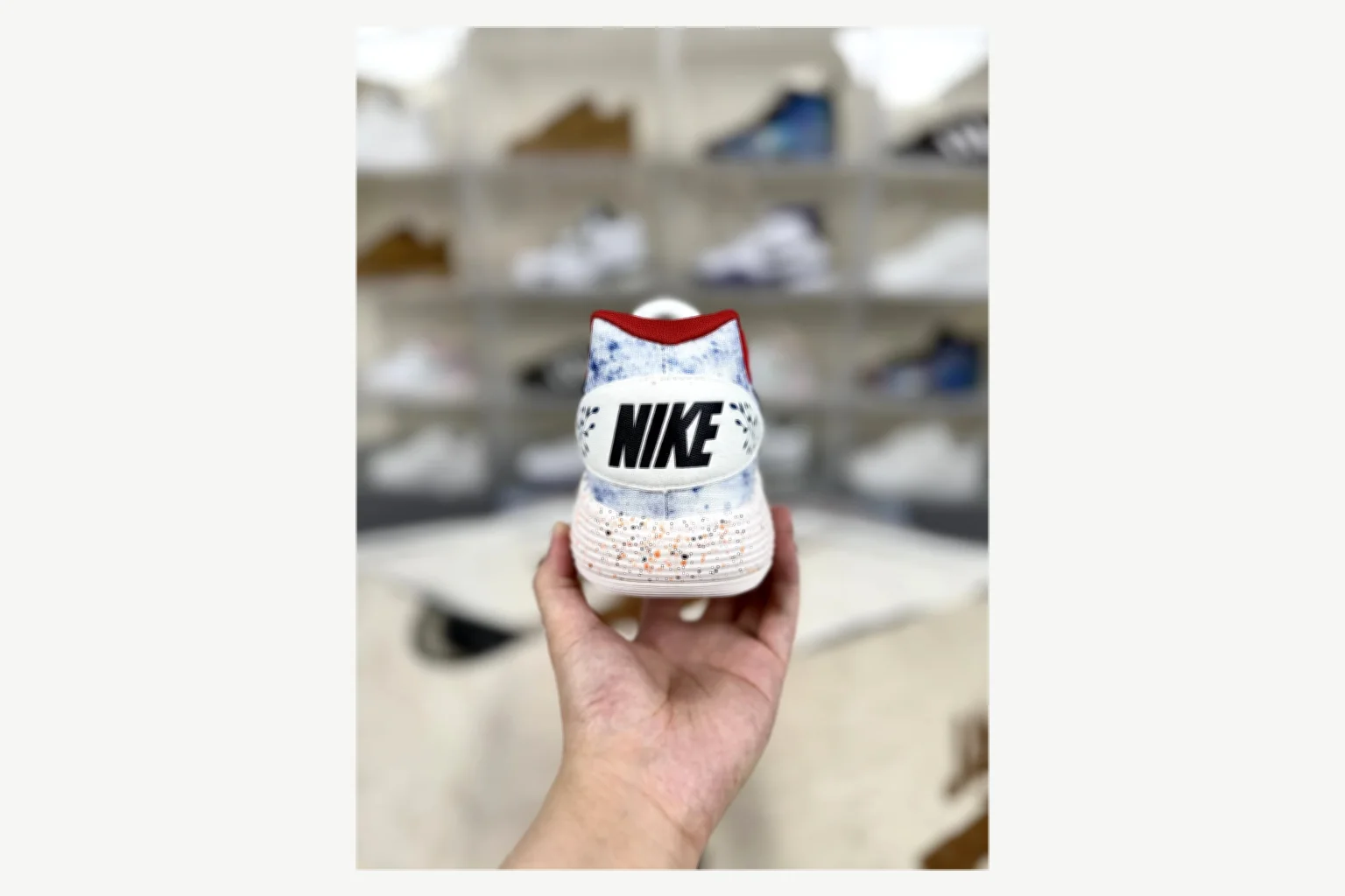 Nike White Blue Speckle Low Top shopping brief image SKU 1194923813 thumbnail 6