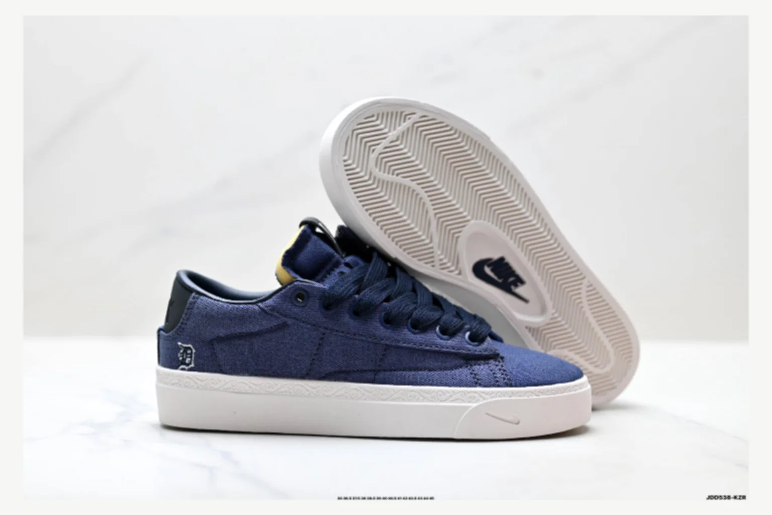 Nike Navy Blue Low Top Sneaker shopping brief image SKU 1182167500 thumbnail 2