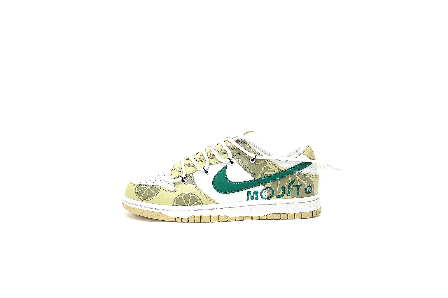 GogoBuy agent brief photos for Nike Camo Green Low Court Sneaker