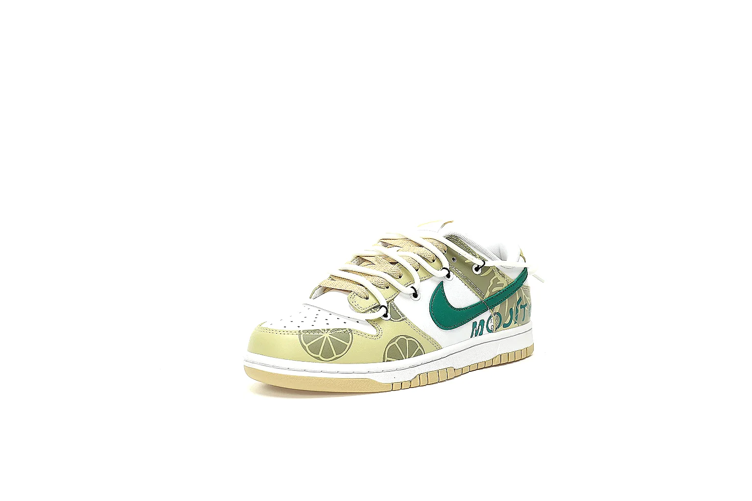 GogoBuy agent brief photos for Nike Camo Green Low Court Sneaker thumbnail 4