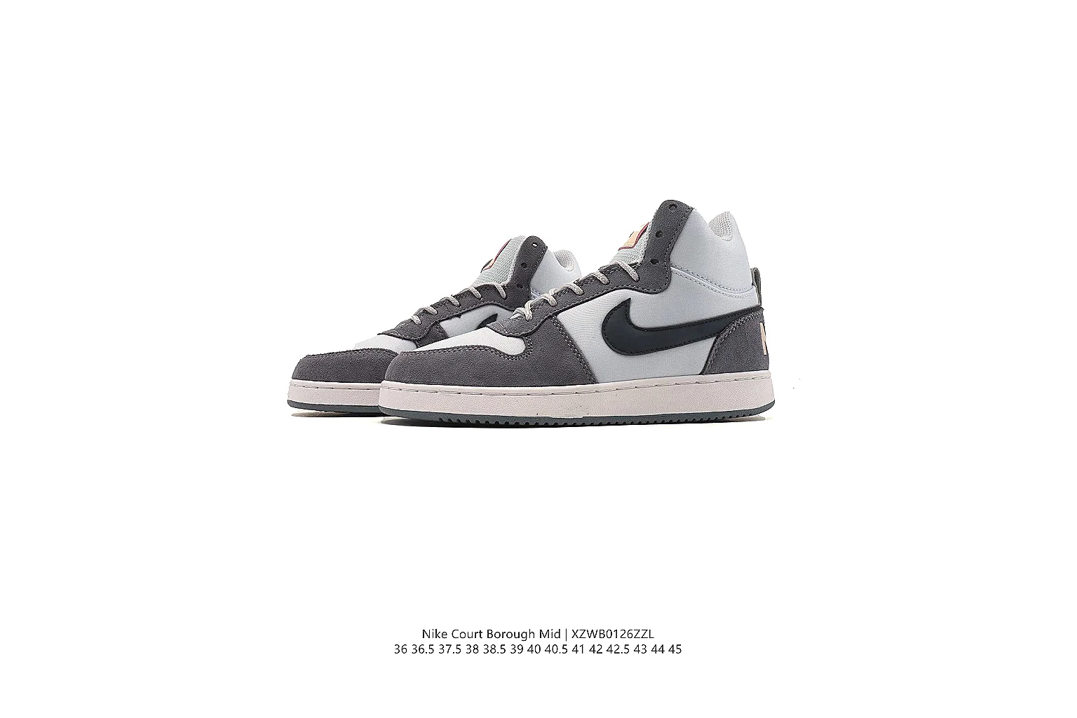 gogobuy.cloud Nike Grey Black Court Low 0397 Grey Black low-top product image thumbnail 4