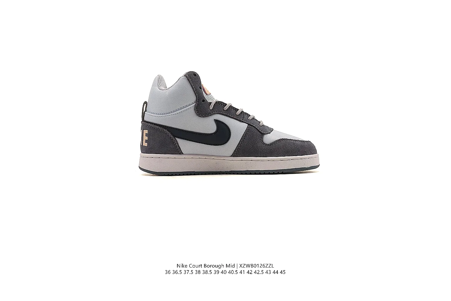 gogobuy.cloud Nike Grey Black Court Low 0397 Grey Black low-top product image thumbnail 5
