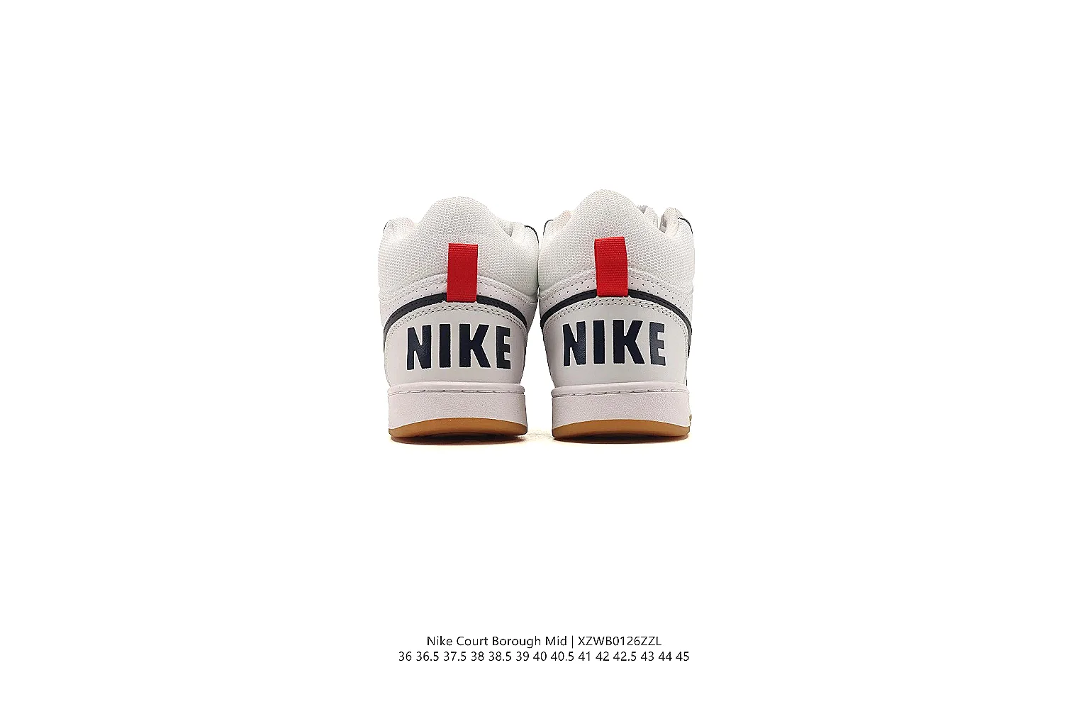 gogobuy.cloud Nike White Black Court Low 0414 White Black low-top product image thumbnail 2
