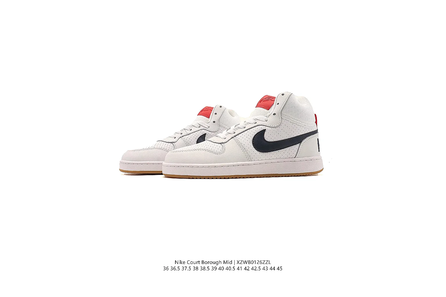 gogobuy.cloud Nike White Black Court Low 0414 White Black low-top product image thumbnail 4
