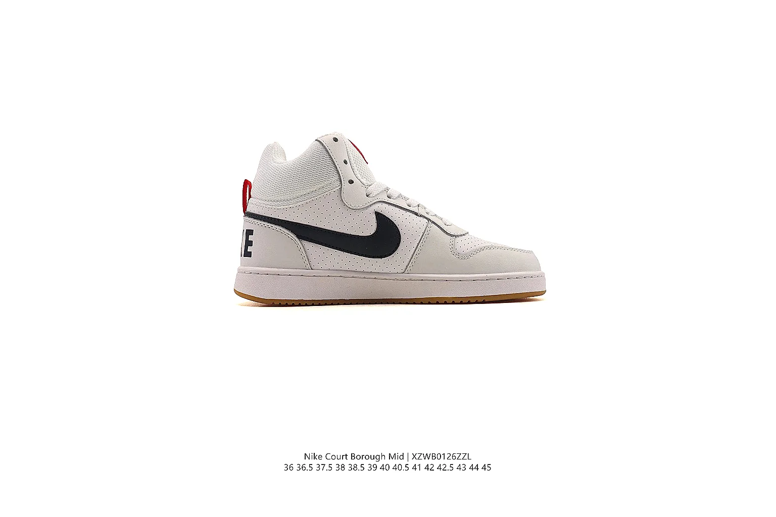gogobuy.cloud Nike White Black Court Low 0414 White Black low-top product image thumbnail 5