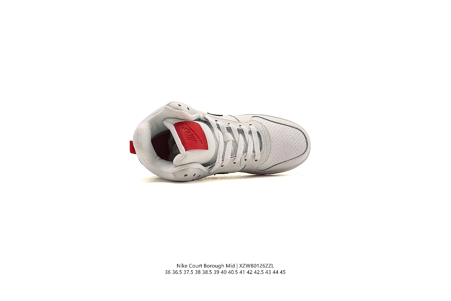 gogobuy.cloud Nike White Black Court Low 0414 White Black low-top product image thumbnail 6