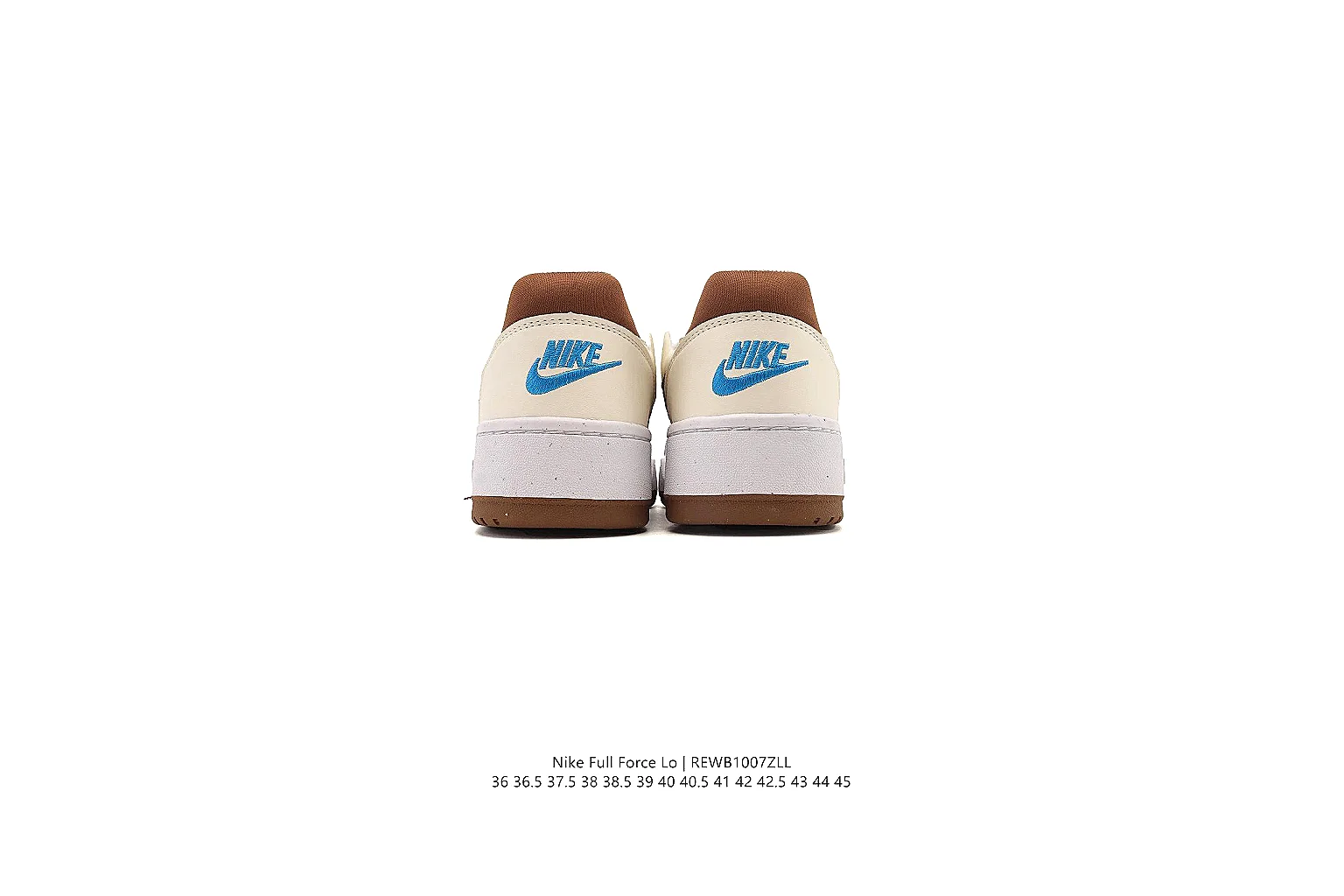 gogobuy.cloud Nike White Brown Court Low 0376 White Brown low-top product image thumbnail 2