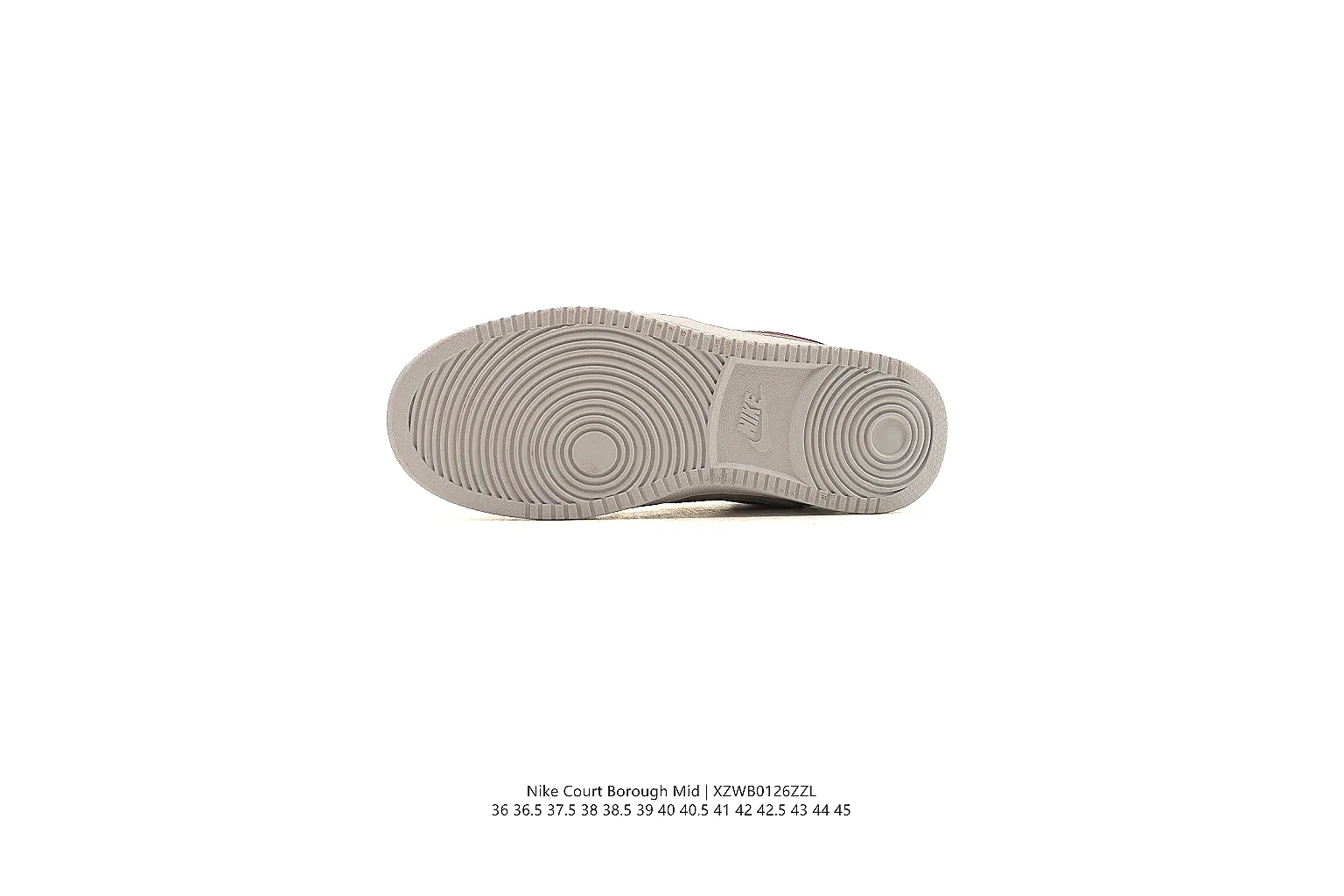 gogobuy.cloud Nike White Burgundy Court Low 0408 White Burgundy low-top product image thumbnail 3