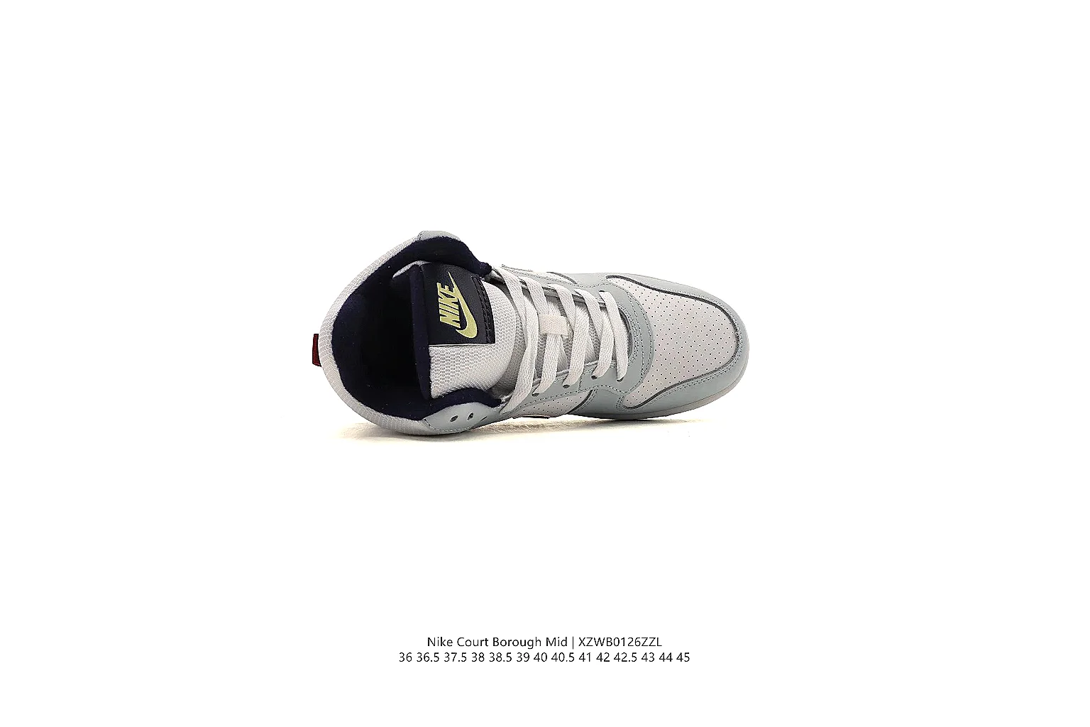 gogobuy.cloud Nike White Burgundy Court Low 0408 White Burgundy low-top product image thumbnail 6