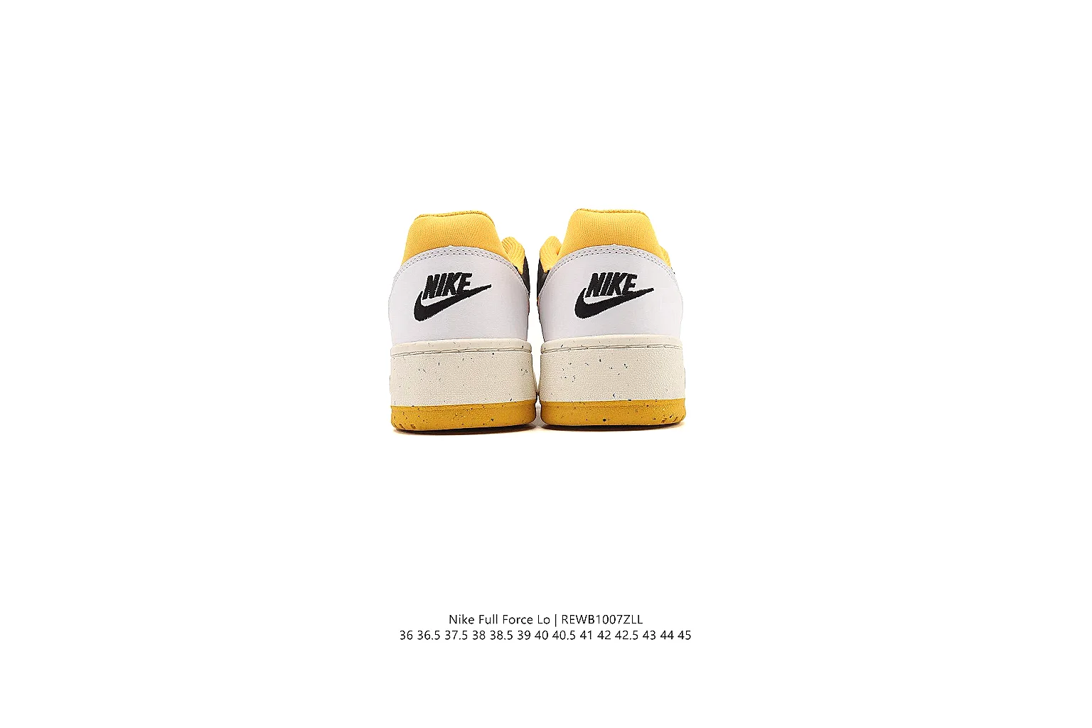 gogobuy.cloud Nike White Yellow Court Low 0369 White Yellow low-top product image thumbnail 2