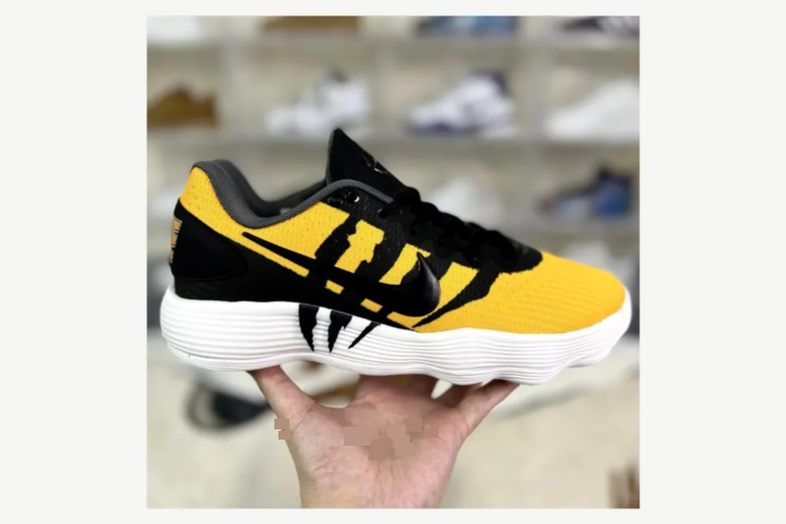 Nike Yellow Black Court Low Top shopping brief image SKU 1194923981