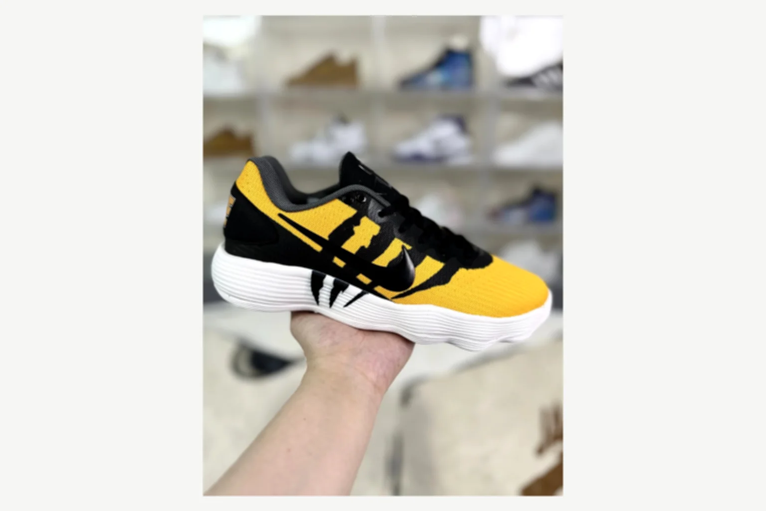 Nike Yellow Black Court Low Top shopping brief image SKU 1194923981 thumbnail 4