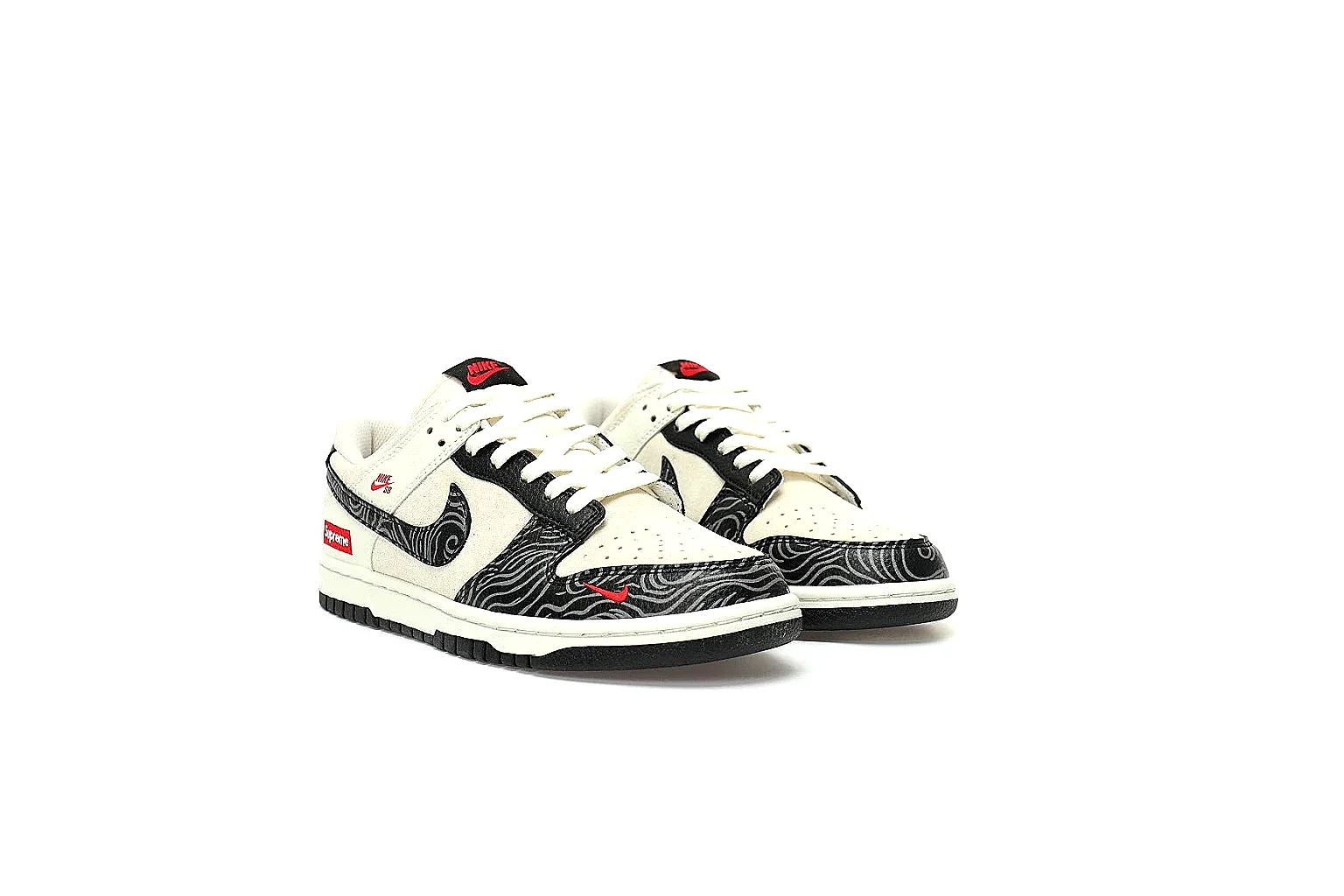 GogoBuy agent brief photos for Nike Cream Black Red Low Court thumbnail 3