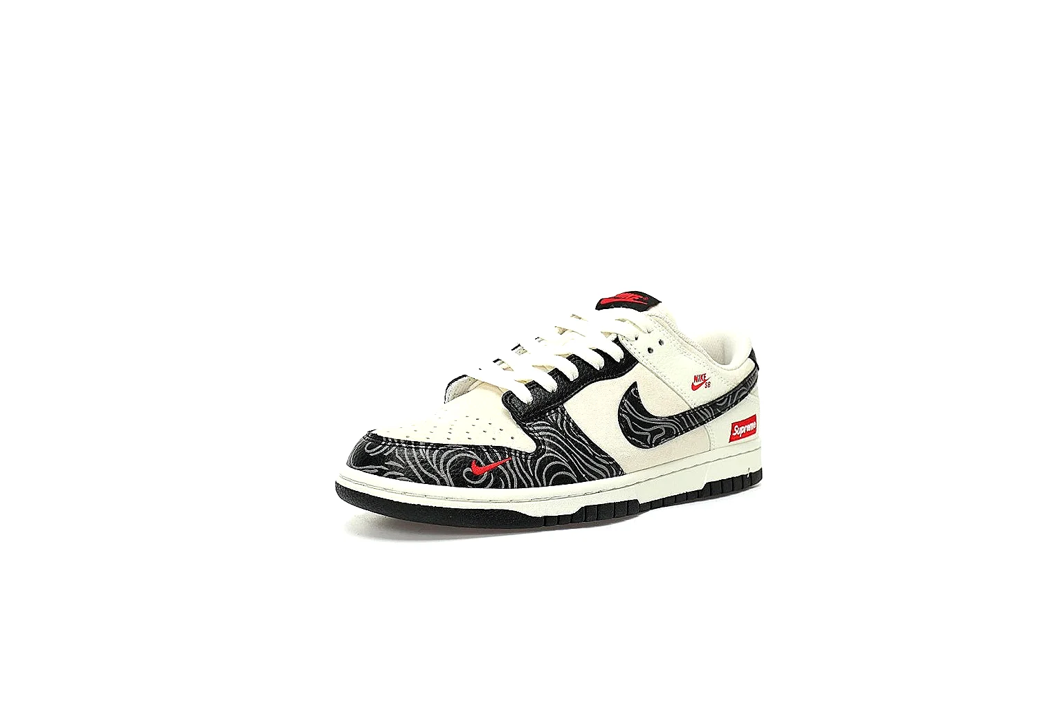 GogoBuy agent brief photos for Nike Cream Black Red Low Court thumbnail 4