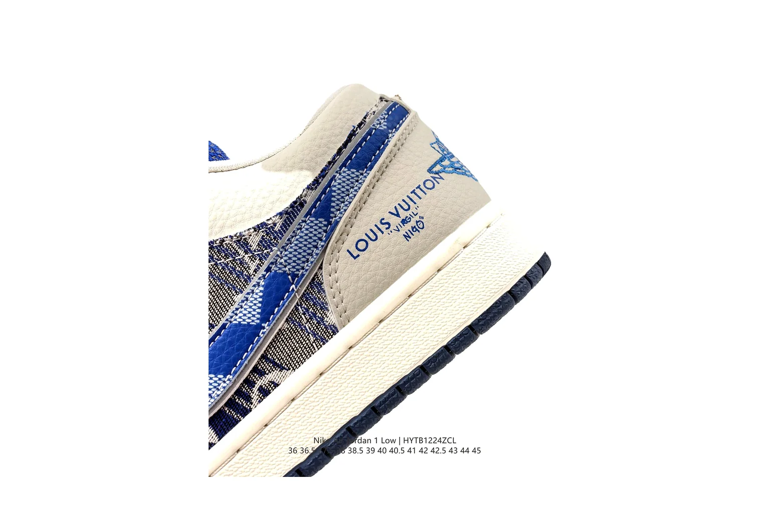Nike Dunk Low Blue White court low top six photo view thumbnail 3