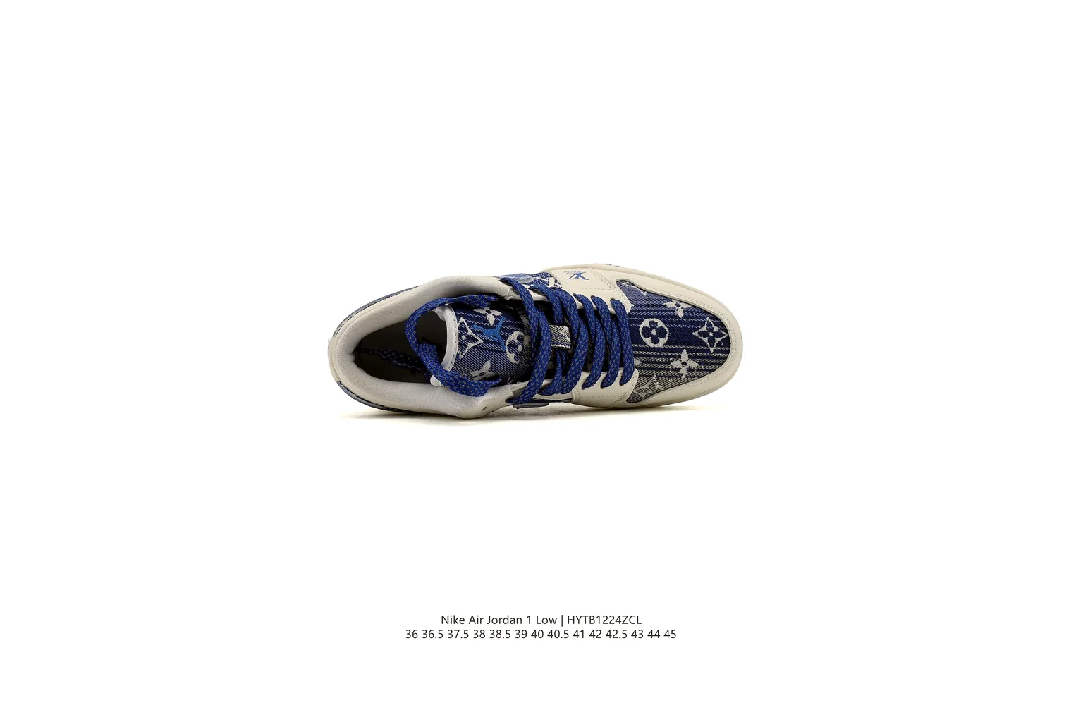 Nike Dunk Low Blue White court low top six photo view thumbnail 5