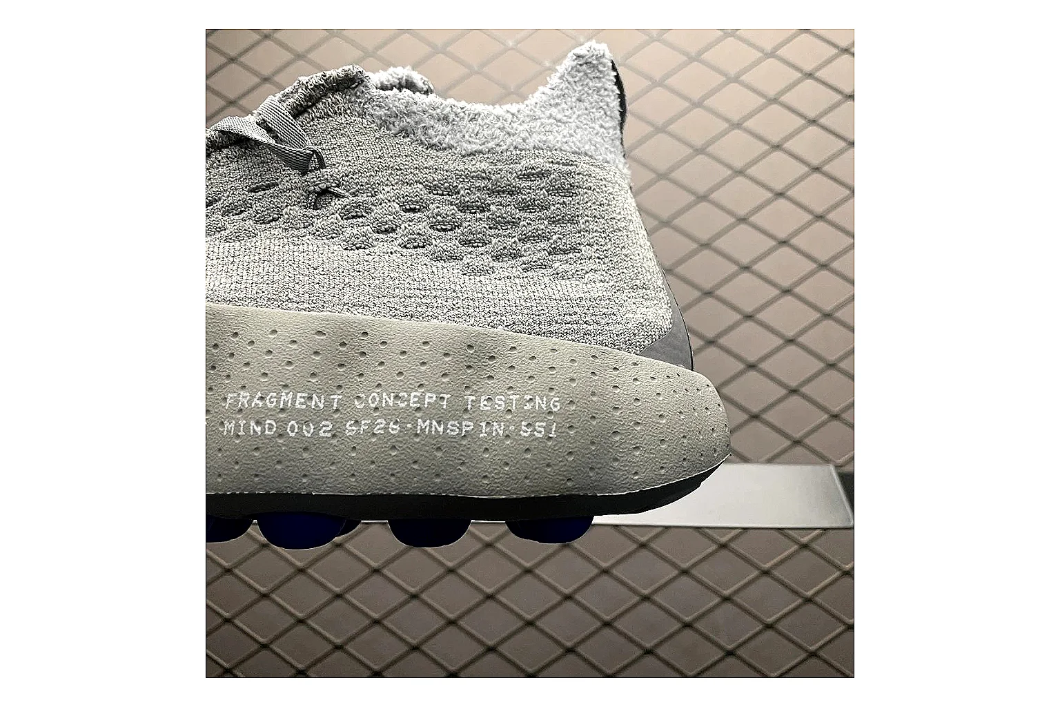 Nike Fragment Waffle Racer Grey shopping brief image showing grey waffle racer runner with mixed upper and runner shape thumbnail 6