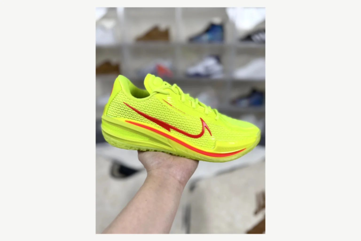 Nike Air Zoom GT Cut 1 White Red Low Top shopping brief image SKU 1194924766 thumbnail 4