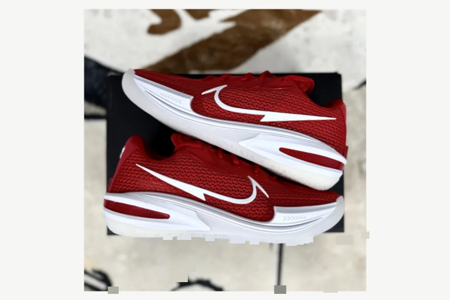 Nike Air Zoom GT Cut 1 White Blue Low Top shopping brief image SKU 1194924828