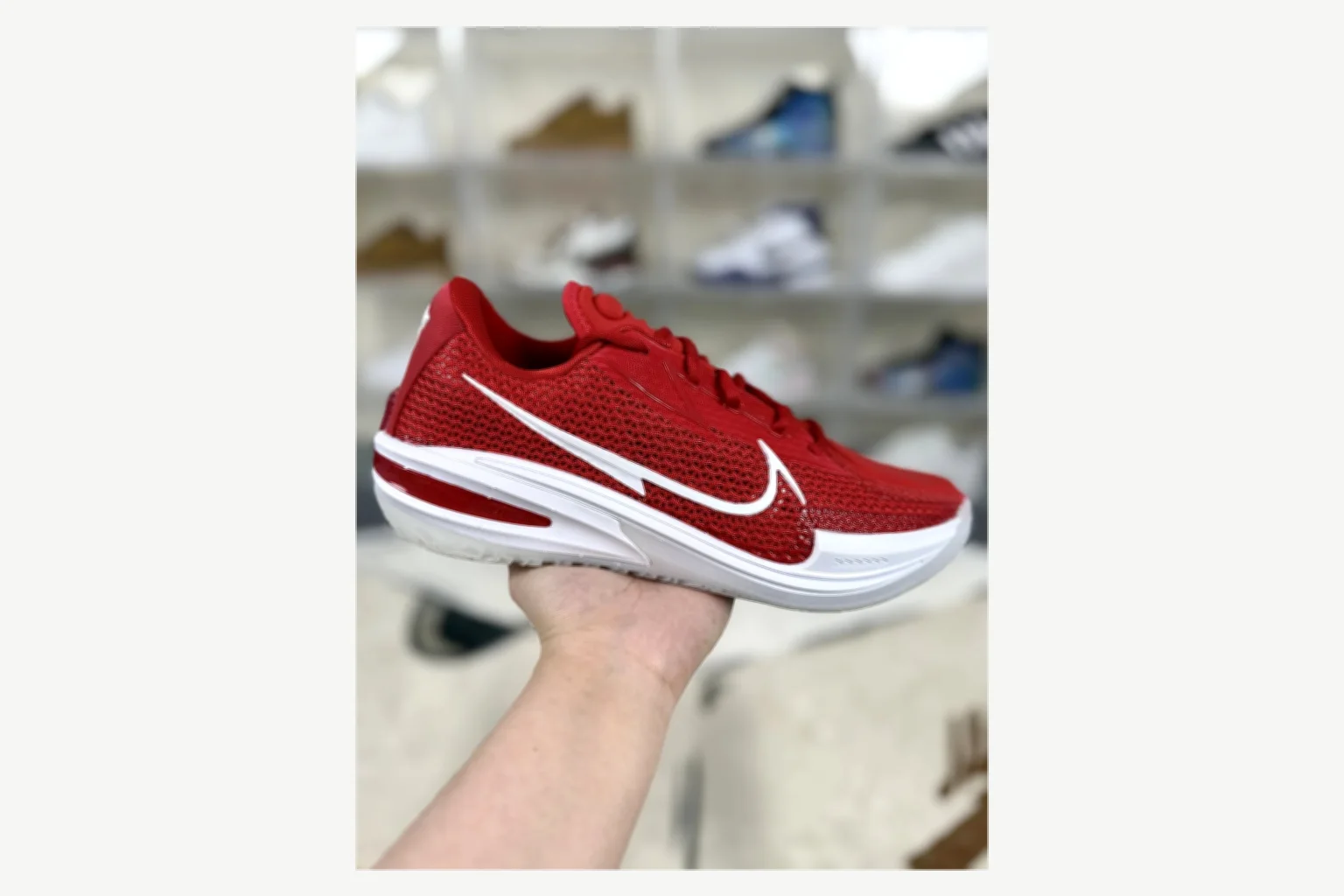 Nike Air Zoom GT Cut 1 White Blue Low Top shopping brief image SKU 1194924828 thumbnail 4