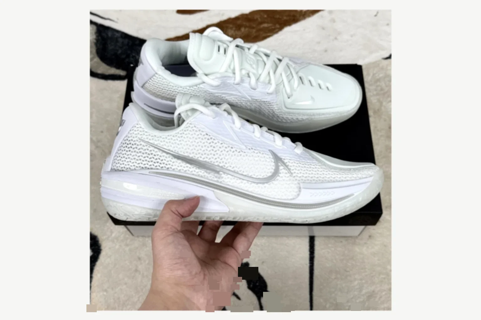 Nike Air Zoom GT Cut 1 Silver Gray Low Top shopping brief image SKU 1194924863